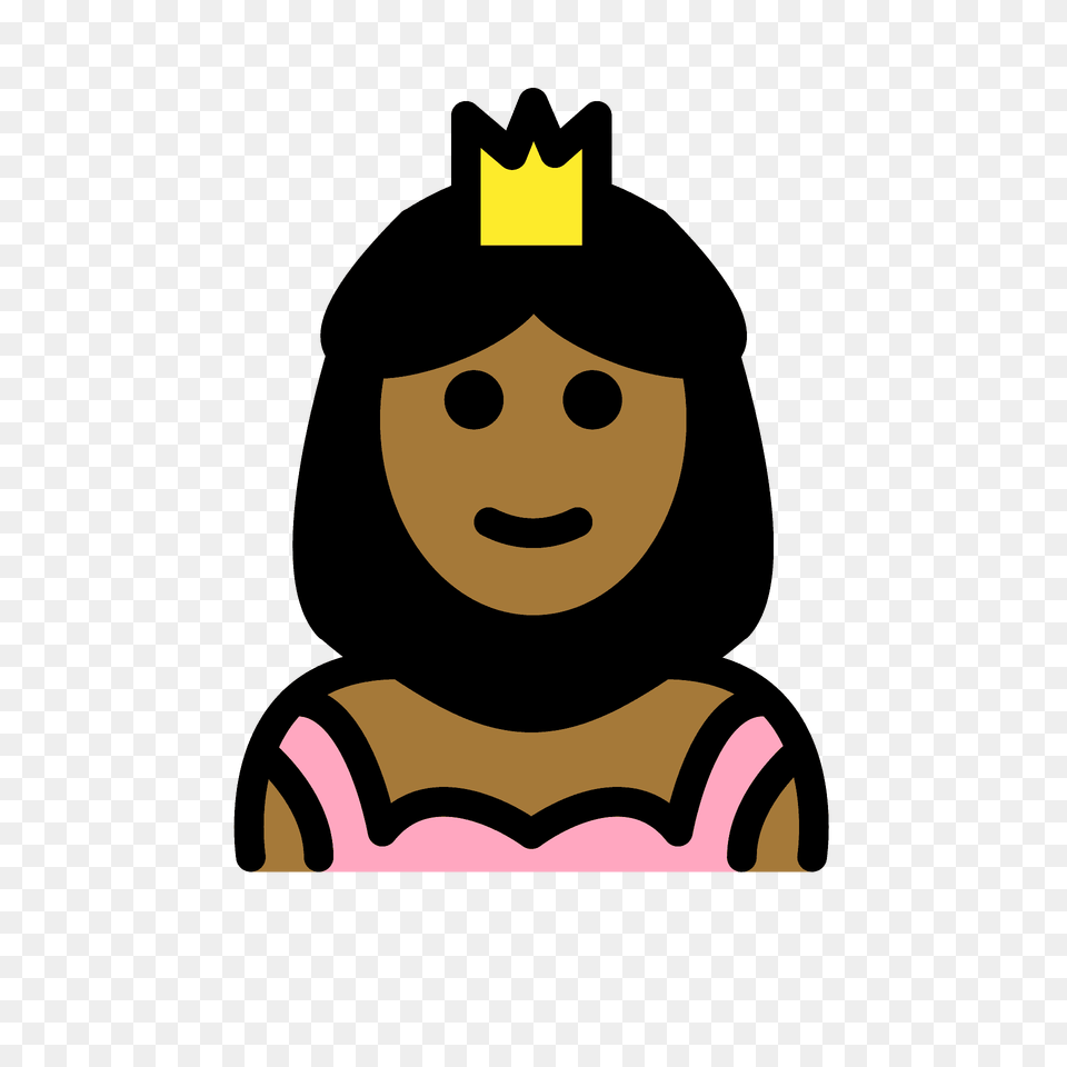 Princess Emoji Clipart, Cartoon, Head, Person, Face Free Png Download