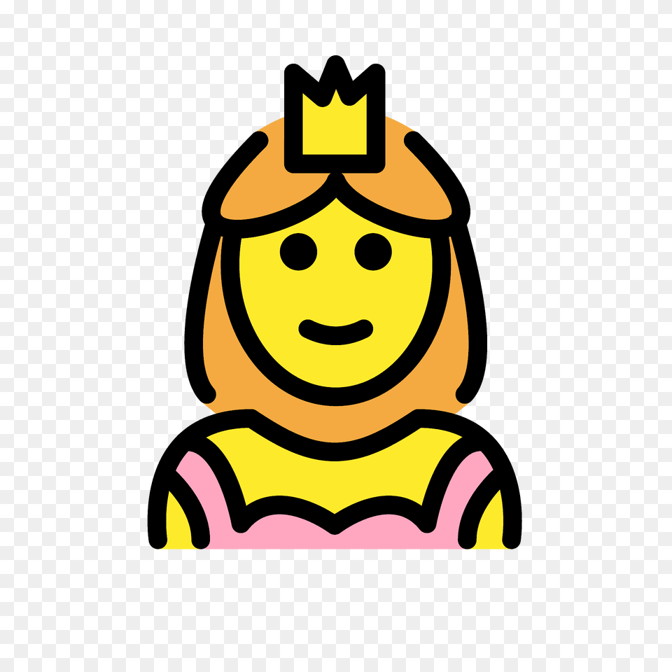 Princess Emoji Clipart, Cartoon, Art, Face, Head Png