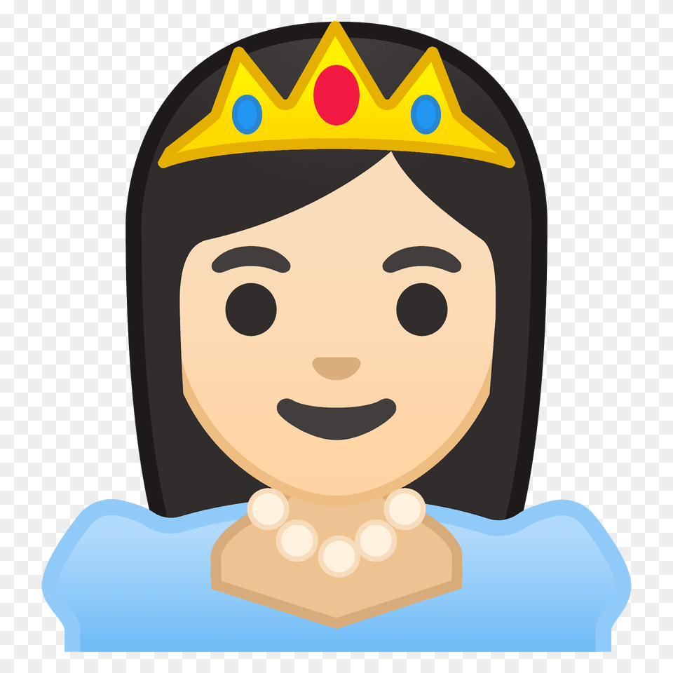 Princess Emoji Clipart, Accessories, Jewelry, Crown, Face Png Image