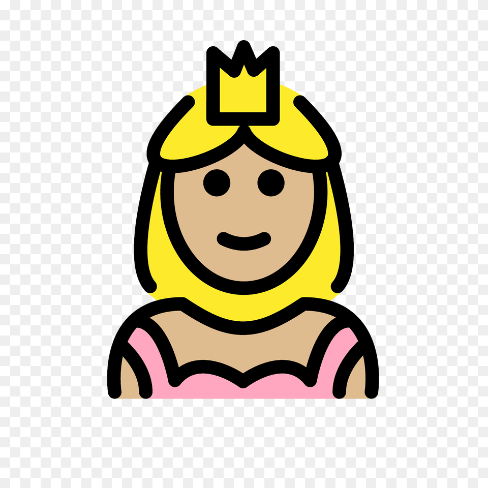 Princess Emoji Clipart, Clothing, Hat, Face, Head Free Png Download