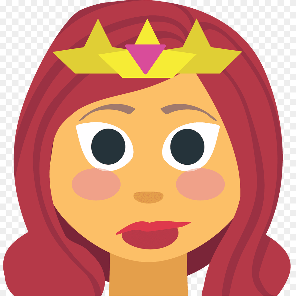 Princess Emoji Clipart, Baby, Face, Head, Person Free Transparent Png