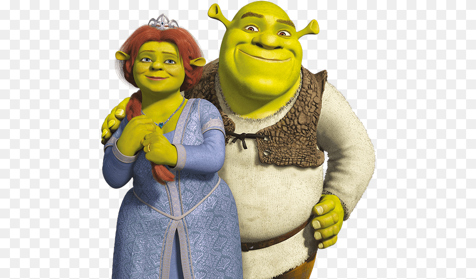 Princess Fiona And Shrek, Adult, Person, Woman, Female Png