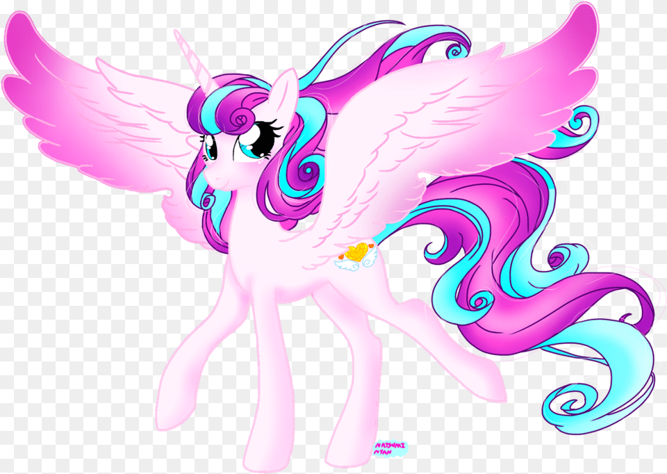 Princess Flurry Heart Grown Up By Natsum My Little Pony Flurry Heart Grown Up, Face, Head, Person Png Image