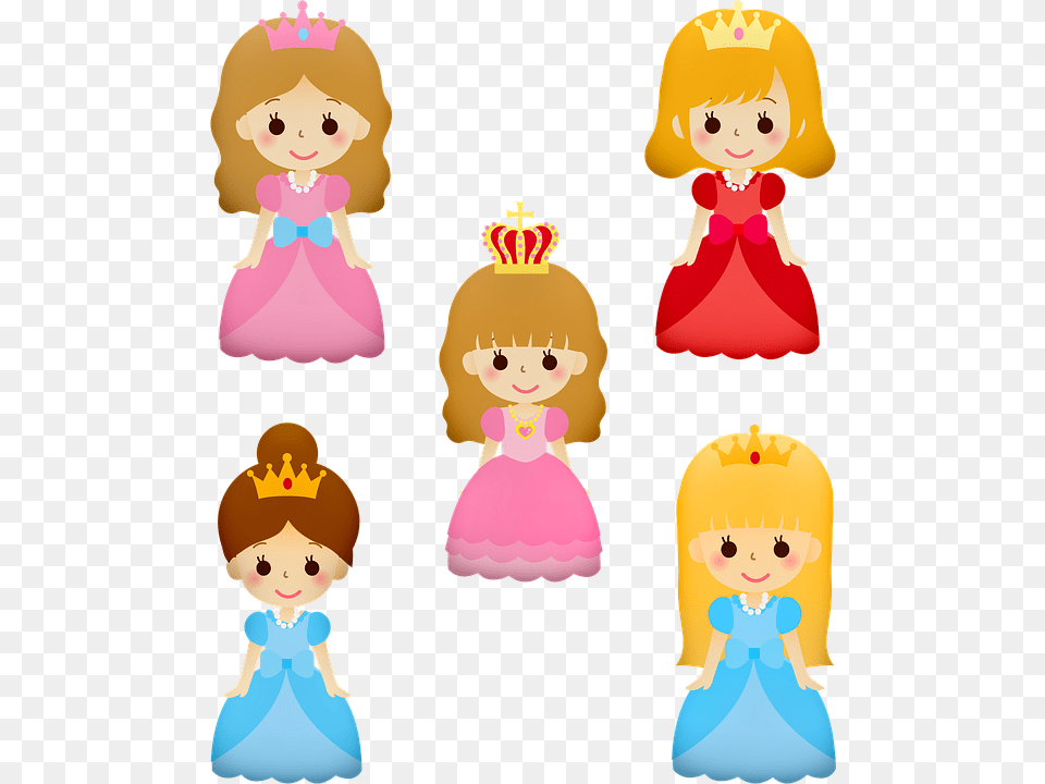 Princess Girls Story Cinderella Model Dress Princess, Baby, Person, Head, Face Png