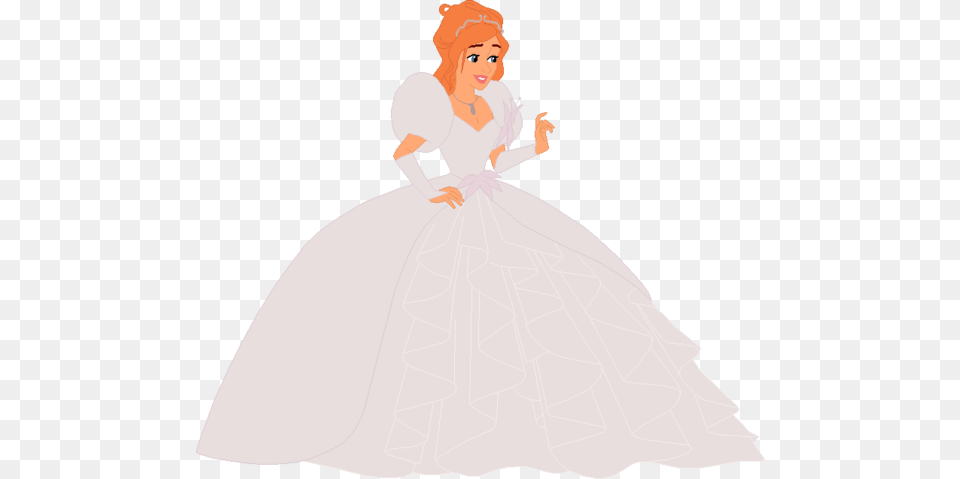 Princess Giselle Wedding Illustration, Formal Wear, Wedding Gown, Clothing, Dress Free Png Download