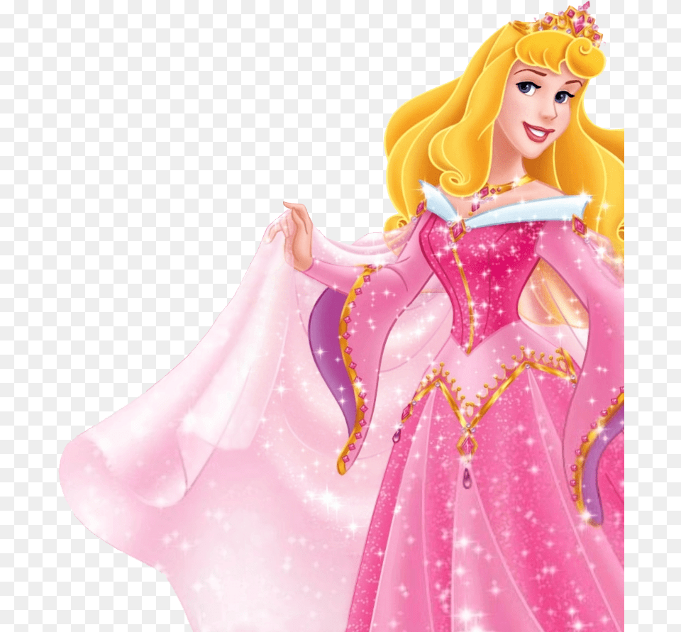 Princess Has A Pink Dress, Figurine, Toy, Doll, Person Free Png Download