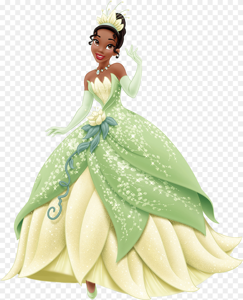 Princess Image Gallery Yopriceville High View Tiana Princess And The Frog, Figurine, Clothing, Dress, Person Free Png Download