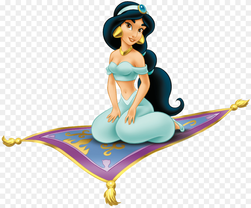 Princess Jasmine On The Magic Carpet Princess Jasmine, Adult, Female, Person, Woman Free Png Download
