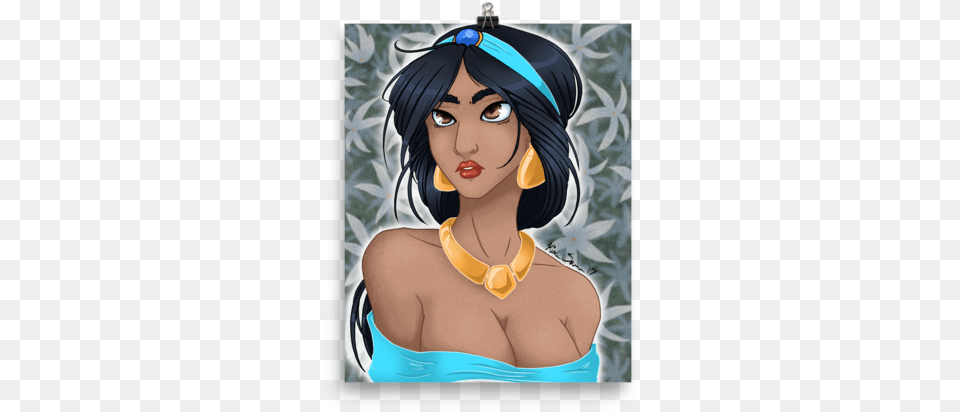 Princess Jasmine Poster Cartoon, Woman, Publication, Person, Female Png Image