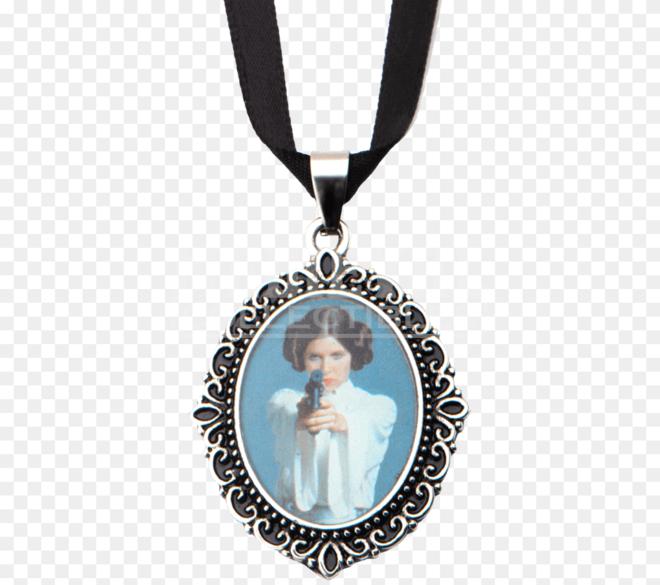 Princess Leia Cameo Choker, Accessories, Pendant, Necklace, Jewelry Png