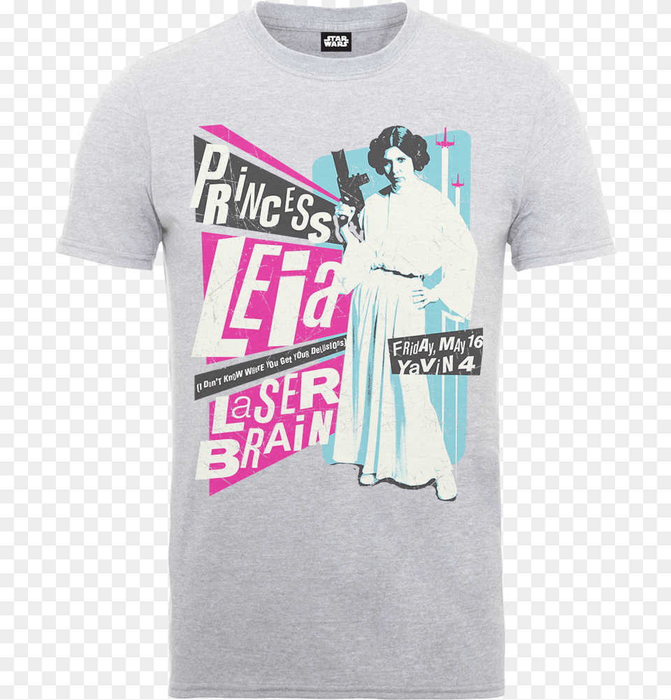 Princess Leia Active Shirt, Clothing, T-shirt, Adult, Female Png Image