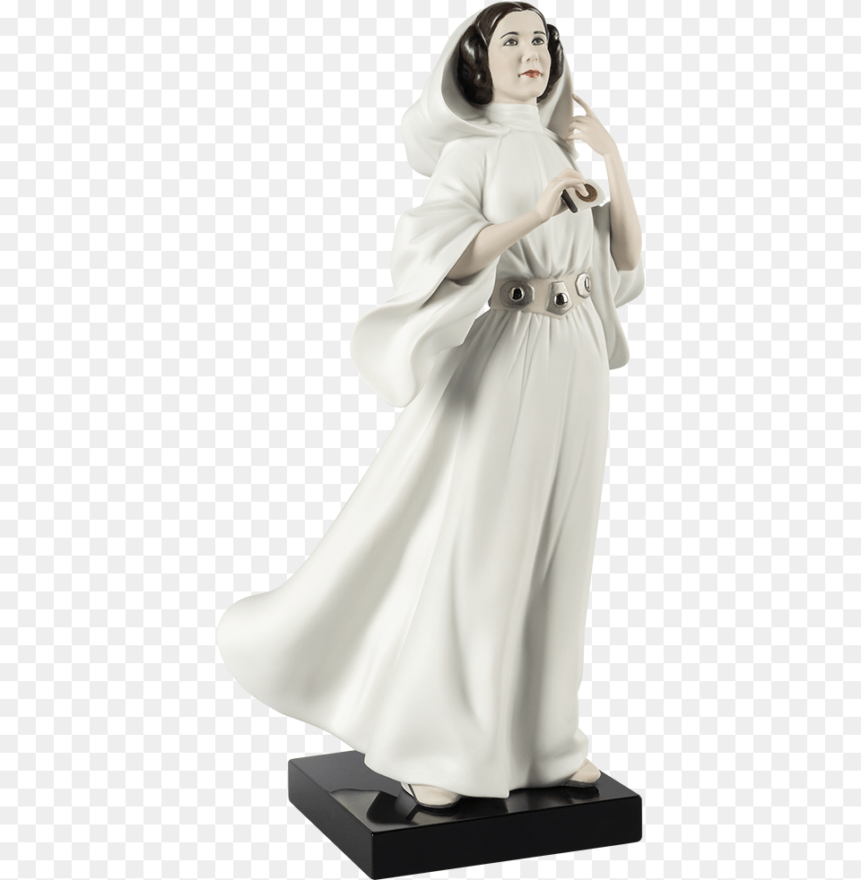 Princess Leia Porcelain Figurine Lladro Leia, Wedding, Person, Adult, Female Free Png