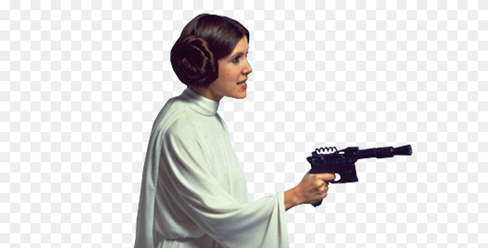 Princess Leia Side View Star Wars Dvd Box, Handgun, Weapon, Firearm, Gun Free Png