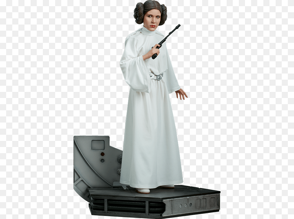 Princess Leia Statue Star Wars Princess Leia Busto, Long Sleeve, Clothing, Dress, Fashion Free Png