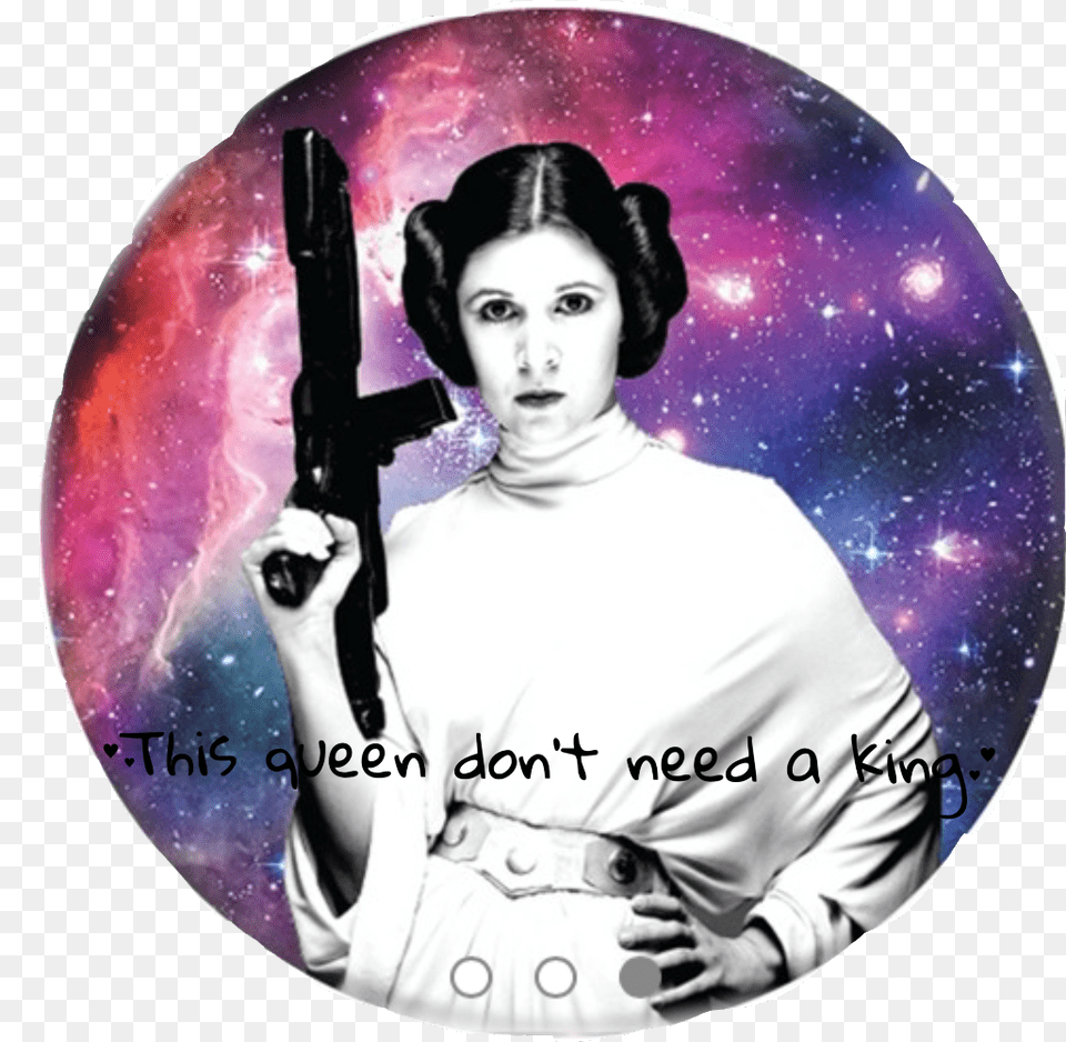 Princess Leia This Queen Dont Need A King Galaxy Leia, Weapon, Photography, Firearm, Adult Png Image