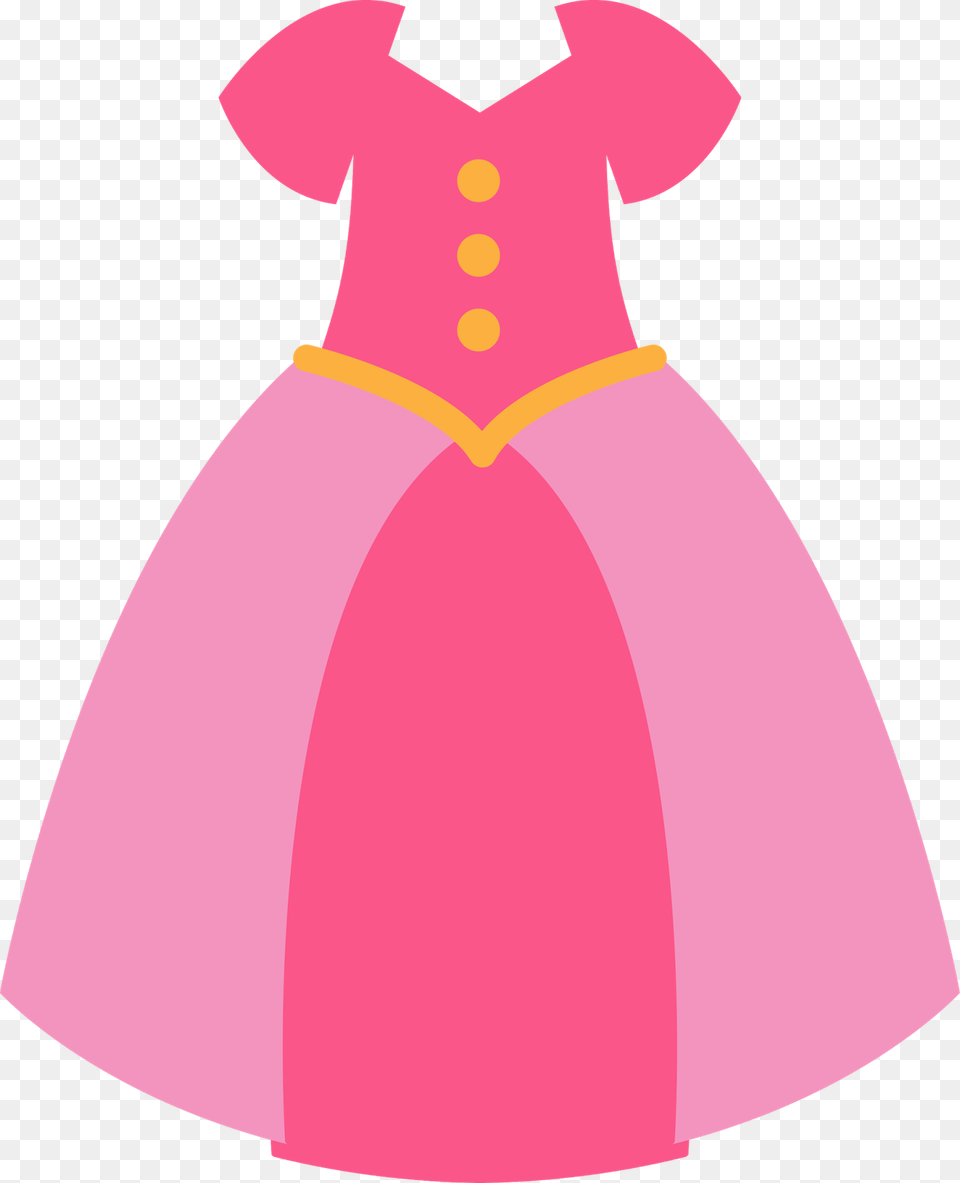 Princess Line Dress Gown Clip Art, Clothing, Costume, Fashion, Formal Wear Free Png Download