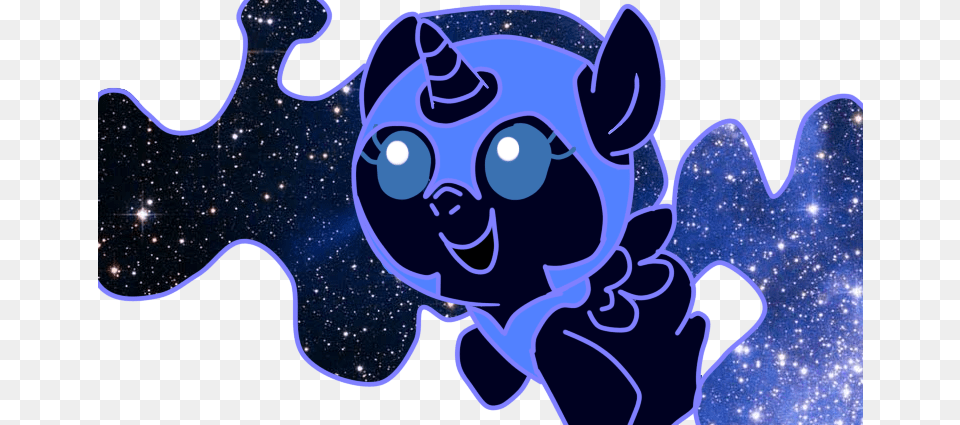 Princess Luna Foal Pony Blue Black Cobalt Blue Cartoon 90s Vintage Mulberry Vegan Patent Leather Buckled Goth, Nature, Night, Outdoors, Face Free Transparent Png