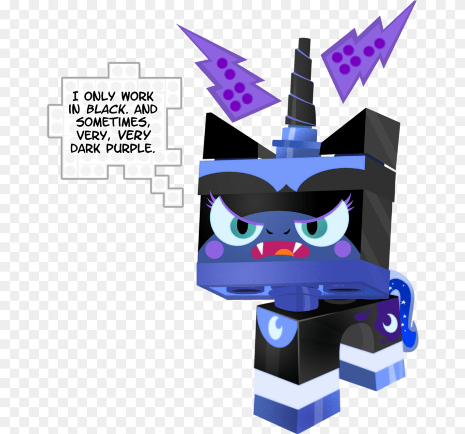 Princess Luna Kitty 2 By Pixelkitties D7 Lego Movie Purple Cat Png