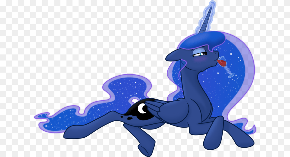 Princess Luna Laying Down, Cartoon, Animal, Bird, Jay Free Png