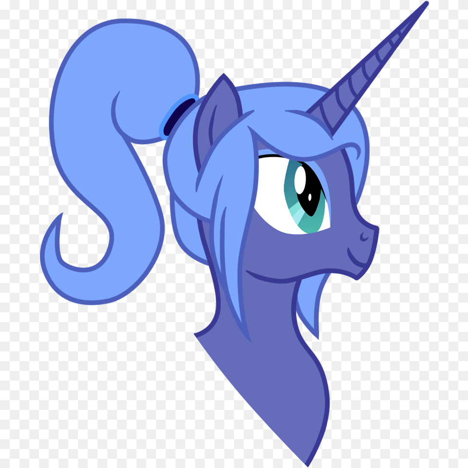 Princess Luna Ponytail Clipart Cartoon Character Pony Tail, Person, Animal, Cat, Mammal Png Image