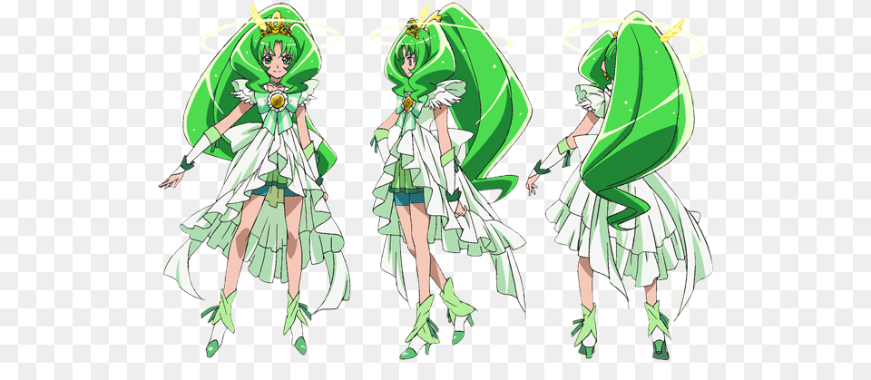 Princess March Pose Smile Precure Princess March, Book, Comics, Publication, Adult Png