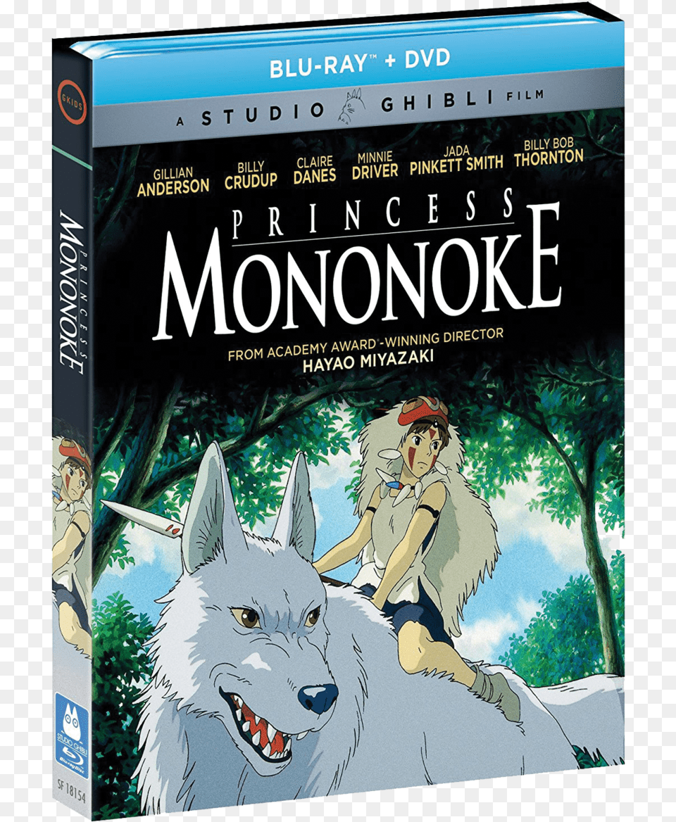 Princess Mononoke Blu Ray, Publication, Book, Person, Pet Png