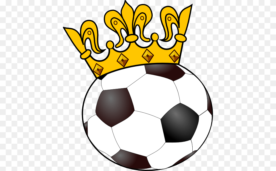 Princess Of The Soccer Pitch Soccer Ball With Crown Clip Art, Sport, Football, Soccer Ball, Accessories Free Transparent Png