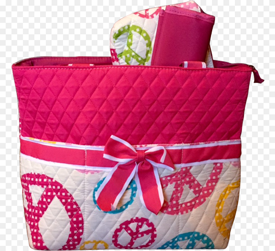 Princess Peace Sign Diaper Bag White Diaper Bag, Accessories, Handbag, Purse, Patchwork Free Png