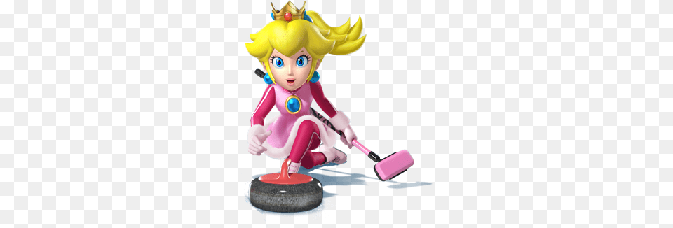 Princess Peach, Baby, Person, Curling, Sport Png
