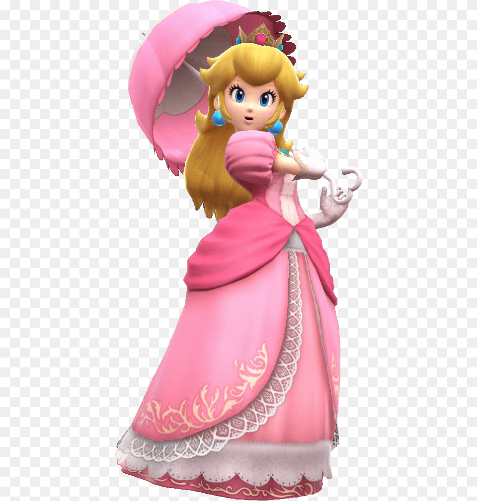 Princess Peach, Doll, Toy, Face, Head Free Transparent Png