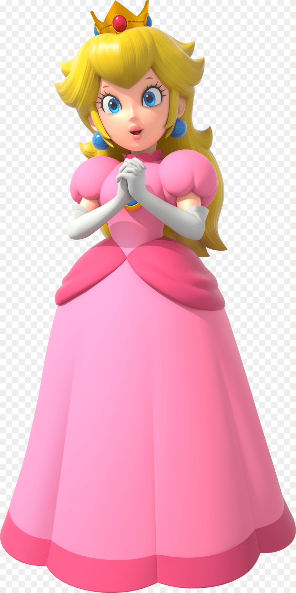 Princess Peach, Baby, Person, Face, Head Free Png Download