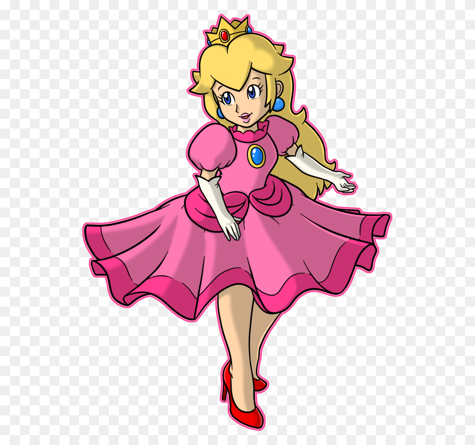 Princess Peach, Book, Comics, Purple, Publication Free Png Download