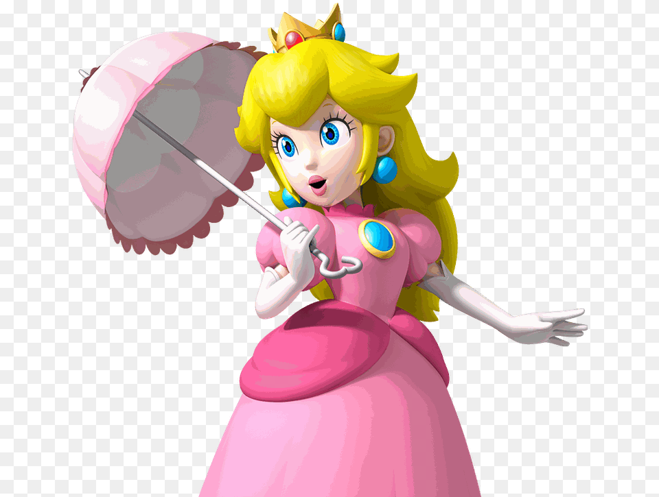 Princess Peach, Baby, Person, Face, Head Png Image