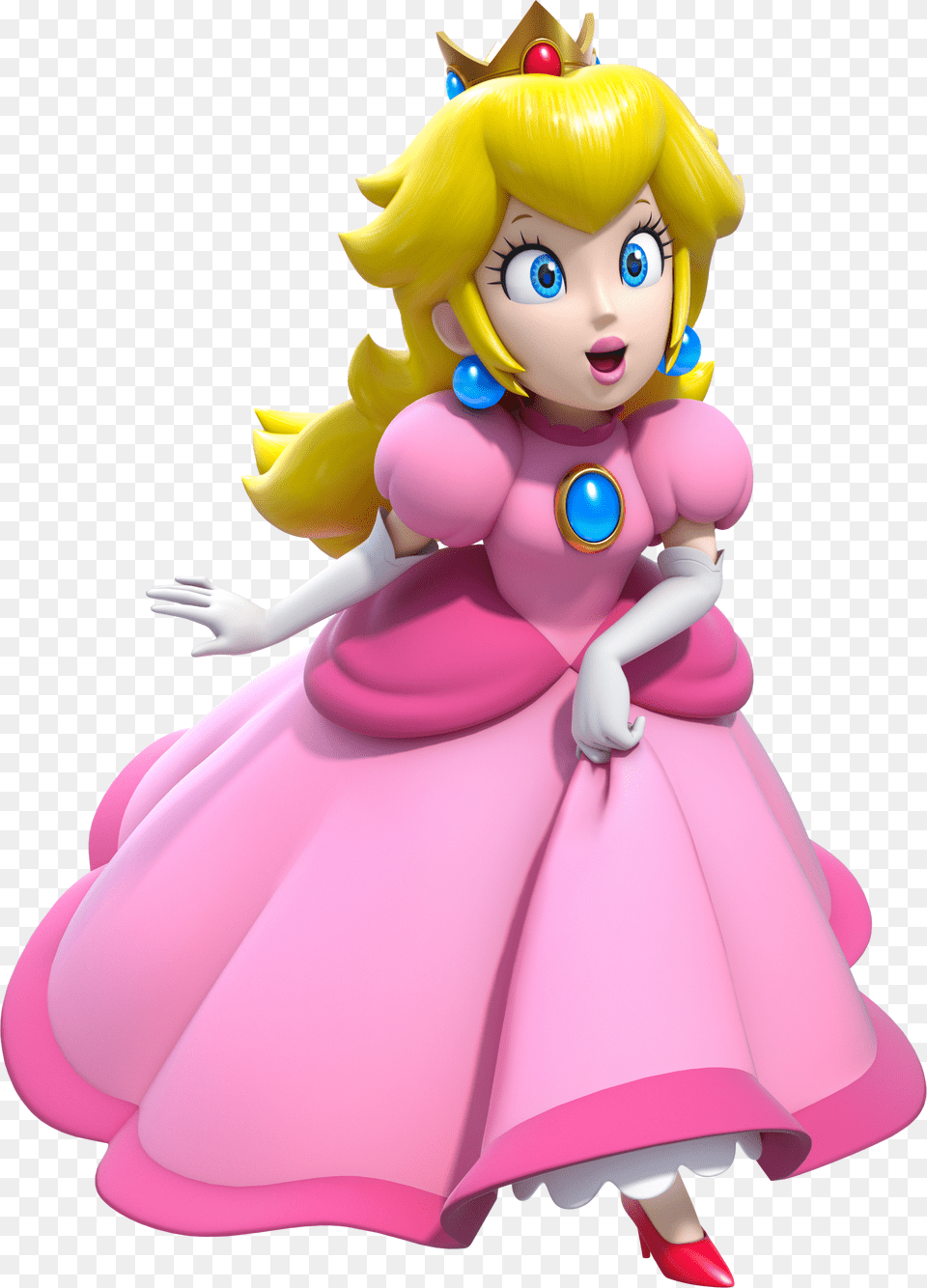 Princess Peach Artwork Super Peach Mario 3d World, Doll, Toy, Baby, Person Free Png
