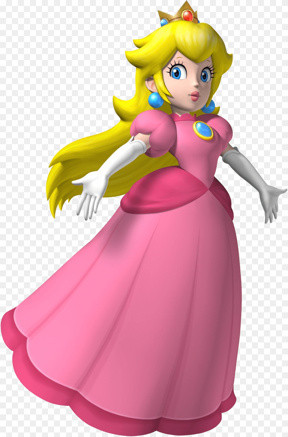 Princess Peach Clipart Fantendo, Baby, Person, Doll, Toy Free Png Download