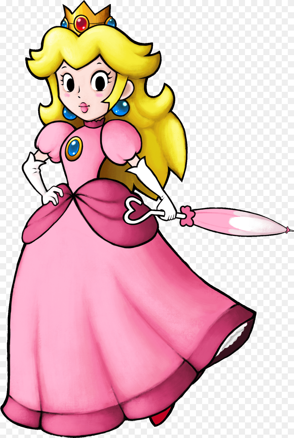 Princess Peach Clipart Fantendo Super Princess Peach Art, Book, Comics, Publication, Baby Png Image