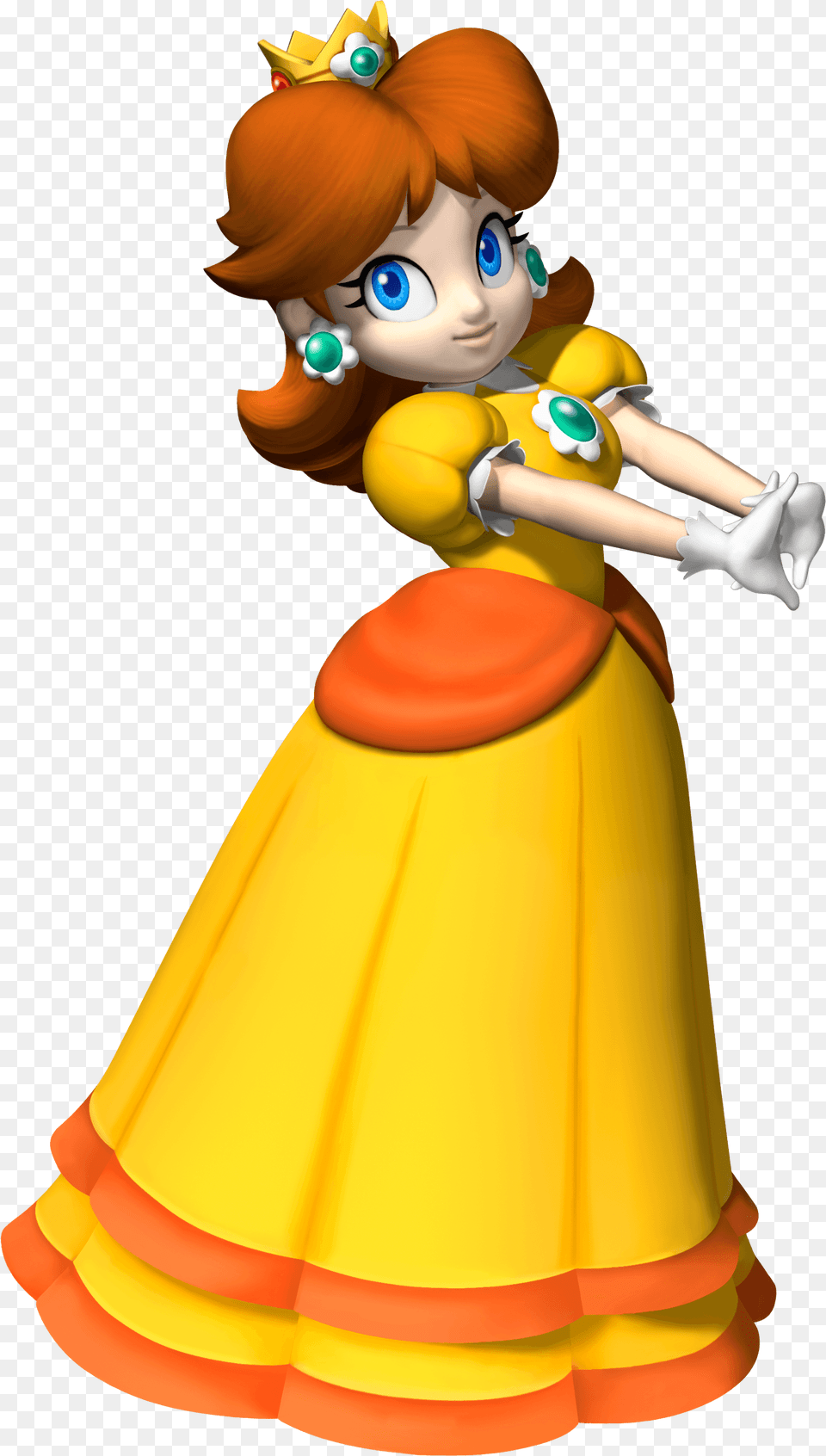 Princess Peach Clipart Mario Party Super Mario Princess Daisy, Baby, Person, Cartoon, Face Png