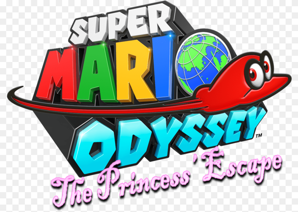 Princess Peach Clipart Overalls Super Mario Odyssey Nintendo Switch, Text Png Image