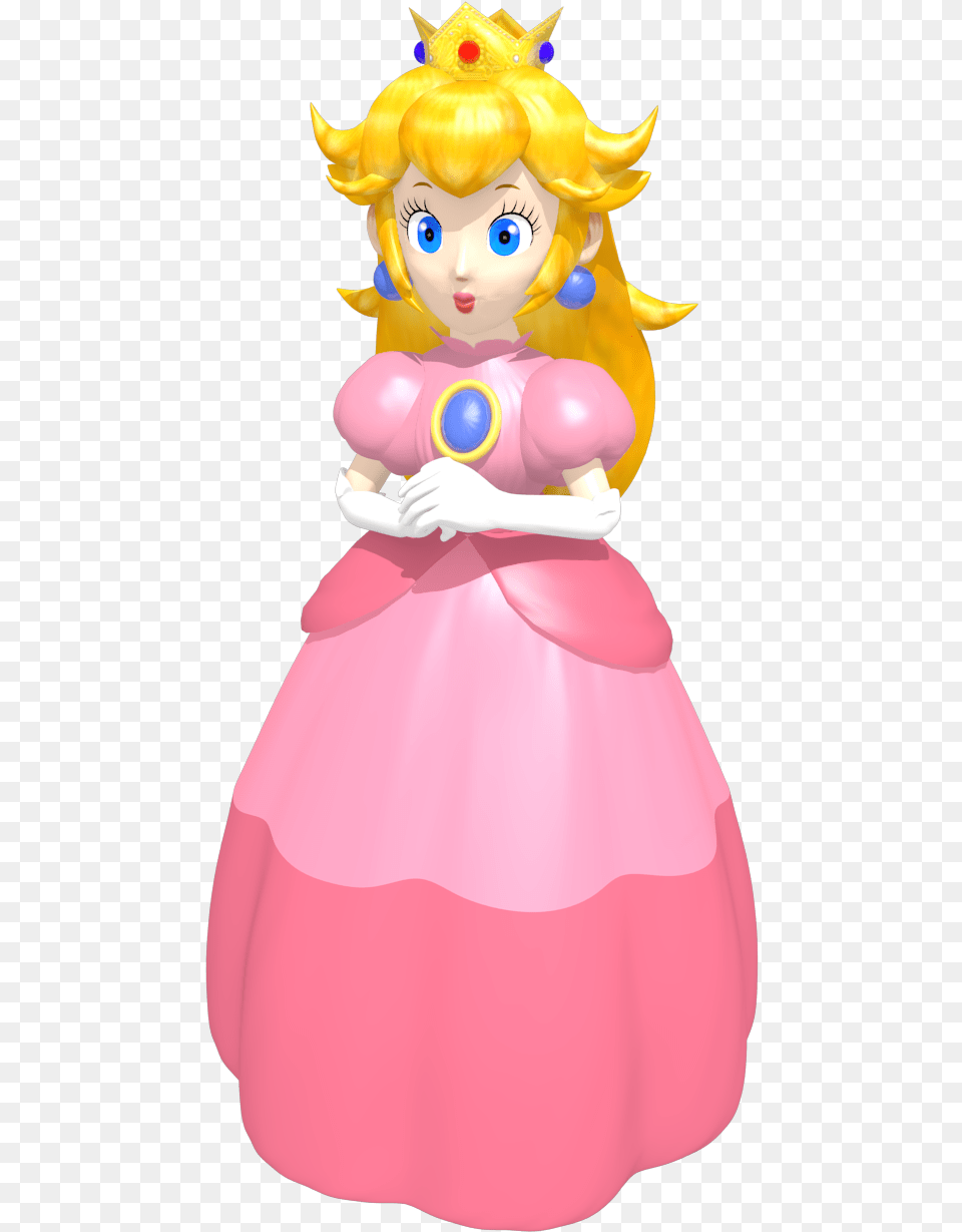 Princess Peach Clipart Toadstool Doll, Baby, Person, Face, Head Free Png Download