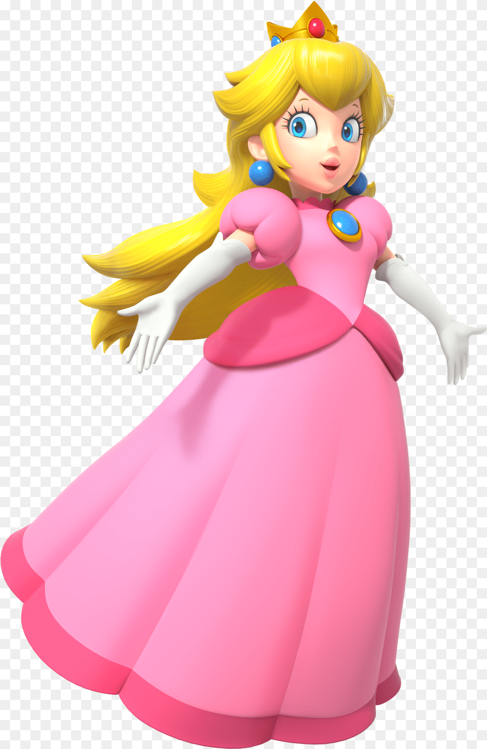Princess Peach Clipart Princess Peach, Doll, Toy, Baby, Person Free Transparent Png