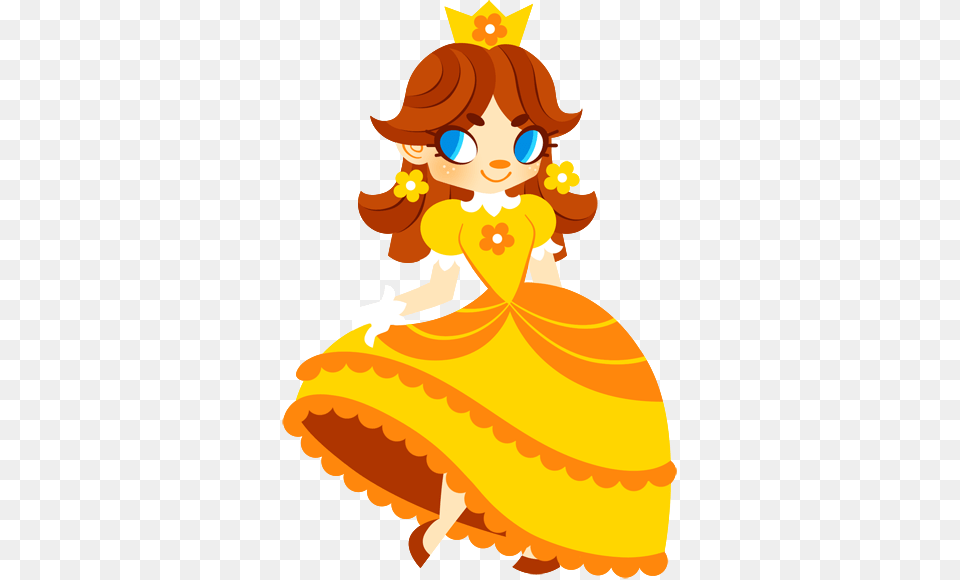Princess Peach Clipart Transparent Tumblr Mario Daisy Fan Art, Baby, Person, Face, Head Png