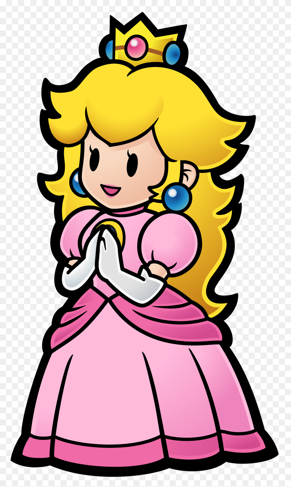 Princess Peach Image, Baby, Person, Face, Head Free Transparent Png