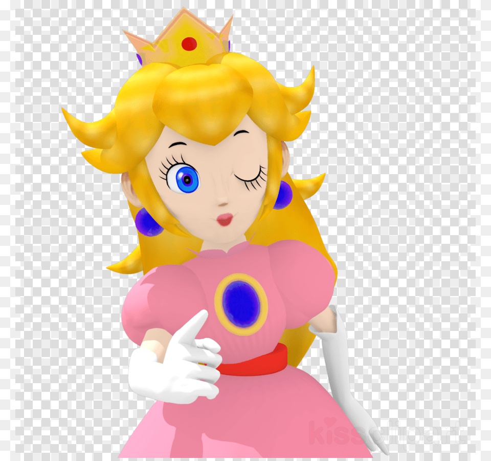 Princess Peach Mario 64 Clipart Super Mario 64 Ds Princess Princess Peach, Baby, Person, Face, Head Free Png Download