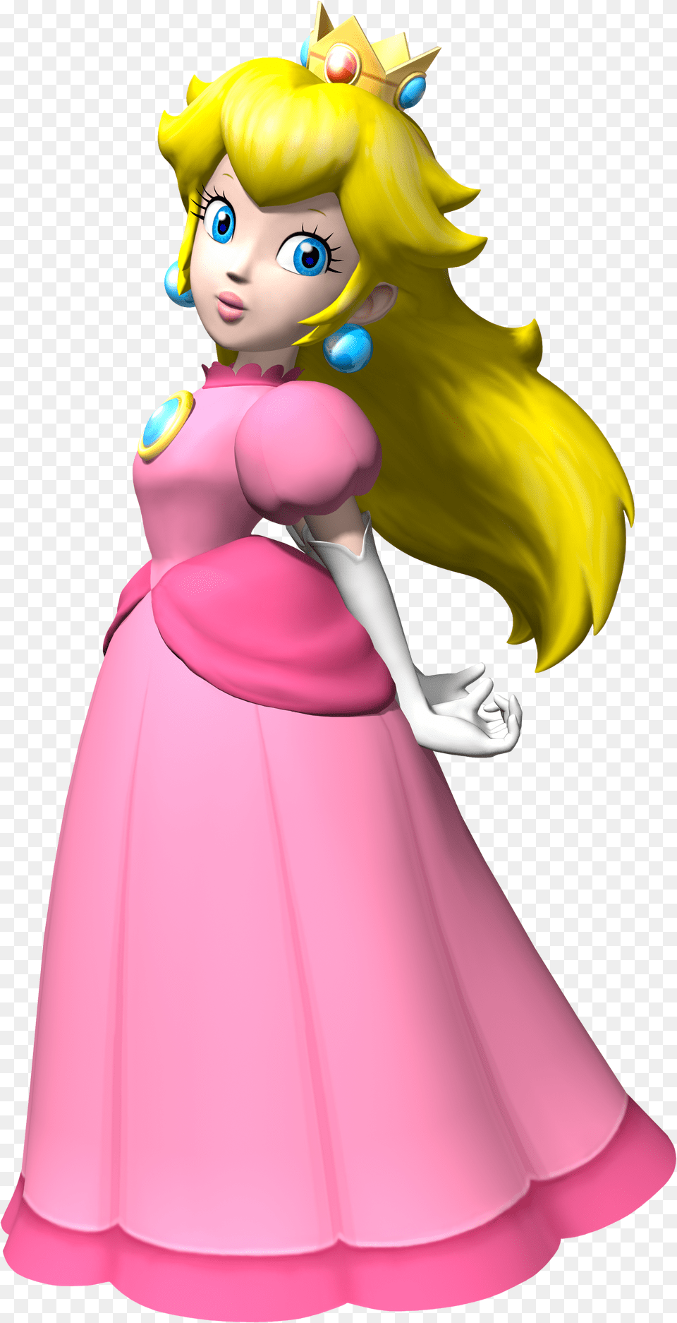 Princess Peach Mario Kart Wii Peach, Baby, Person, Doll, Toy Free Transparent Png