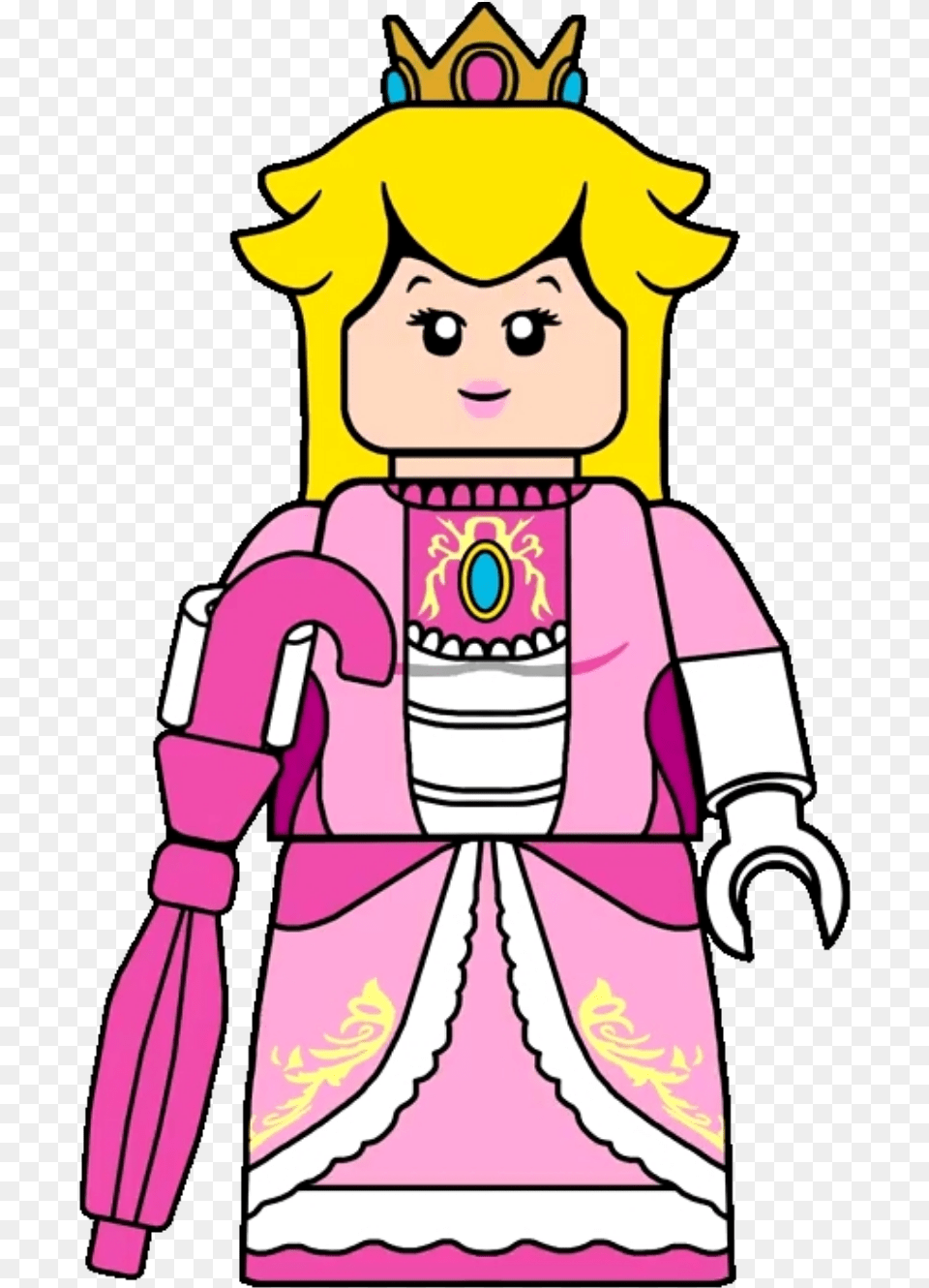 Princess Peach Shadow Queen Princess Peach Lego, Baby, Person, Face, Head Free Png Download