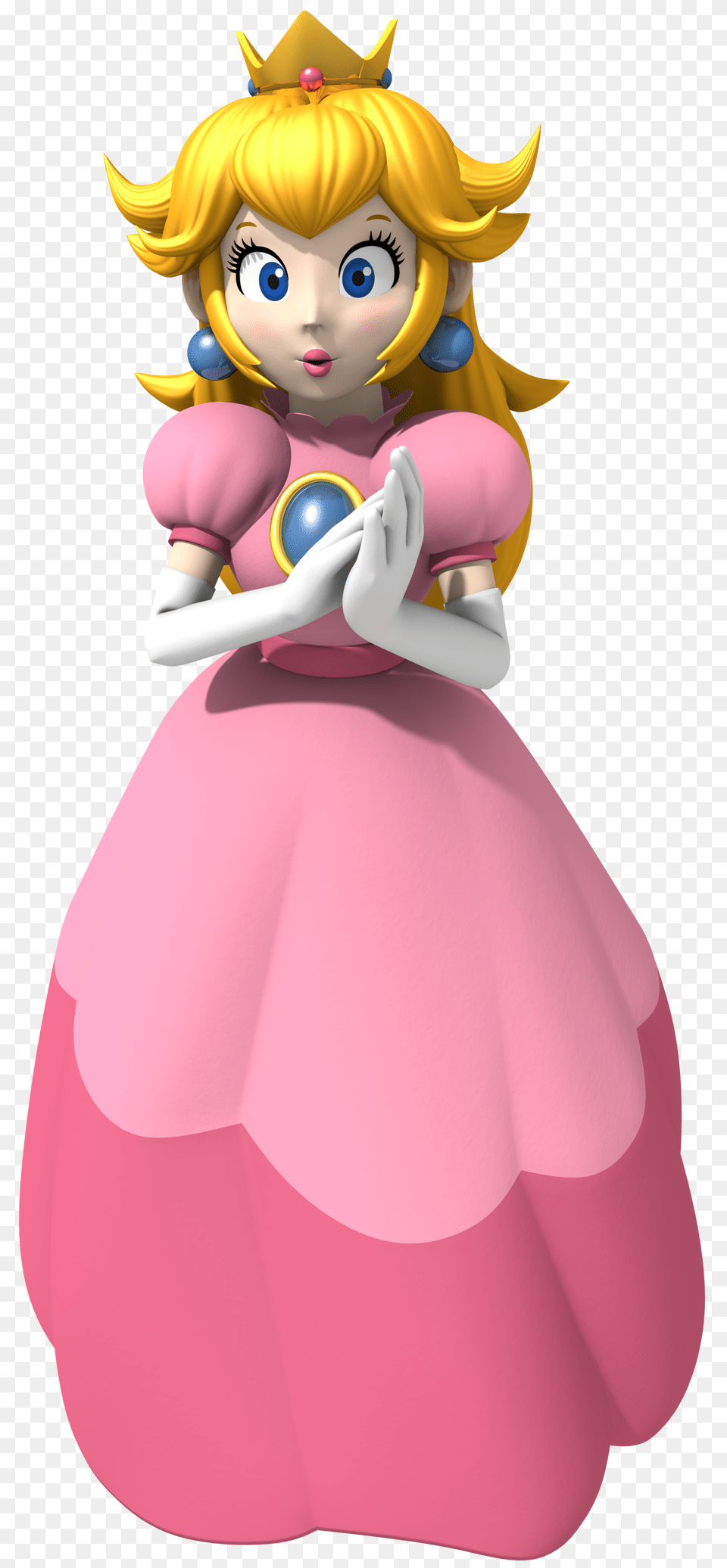 Princess Peach Transparent Background Princess Peach Mario Kart, Baby, Person, Face, Head Free Png