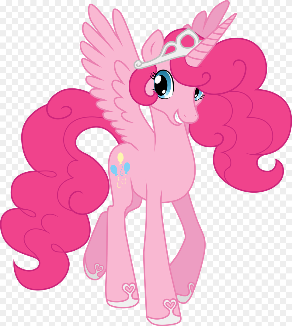 Princess Pinkie Pie My Little Ponytitle Princess Pinkie Pie As A Alicorn, Baby, Person, Cupid, Purple Png Image