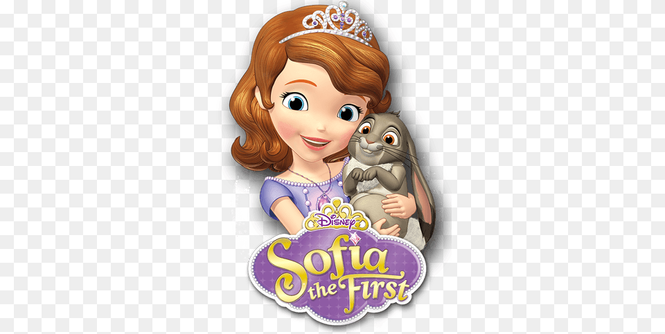 Princess Sofia Holding Rabbit, Doll, Toy, Baby, Person Free Png