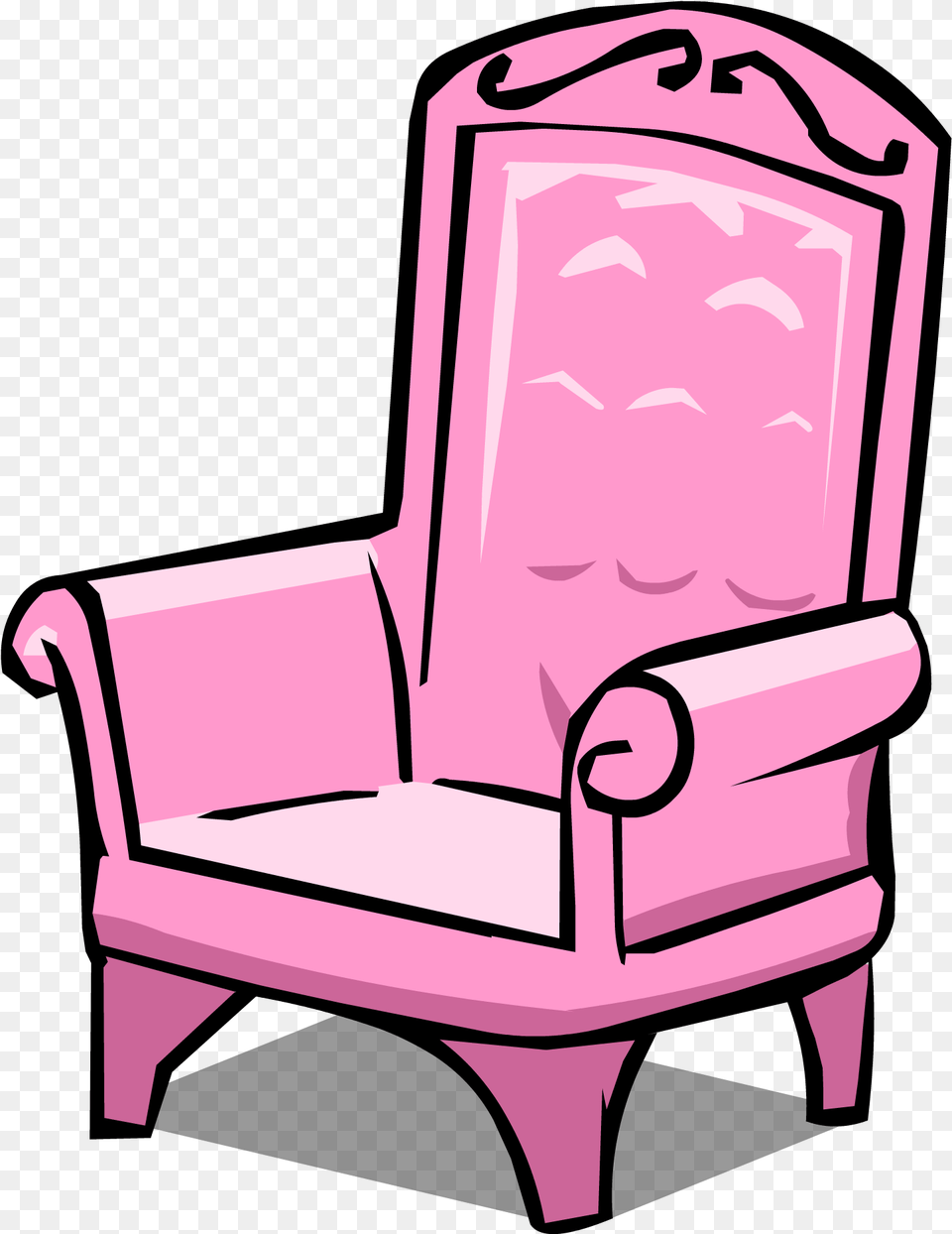 Princess Throne Sprite 002 Chair, Furniture, Armchair Png