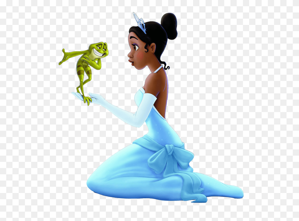 Princess Tiana And Frog, Adult, Female, Person, Woman Free Transparent Png